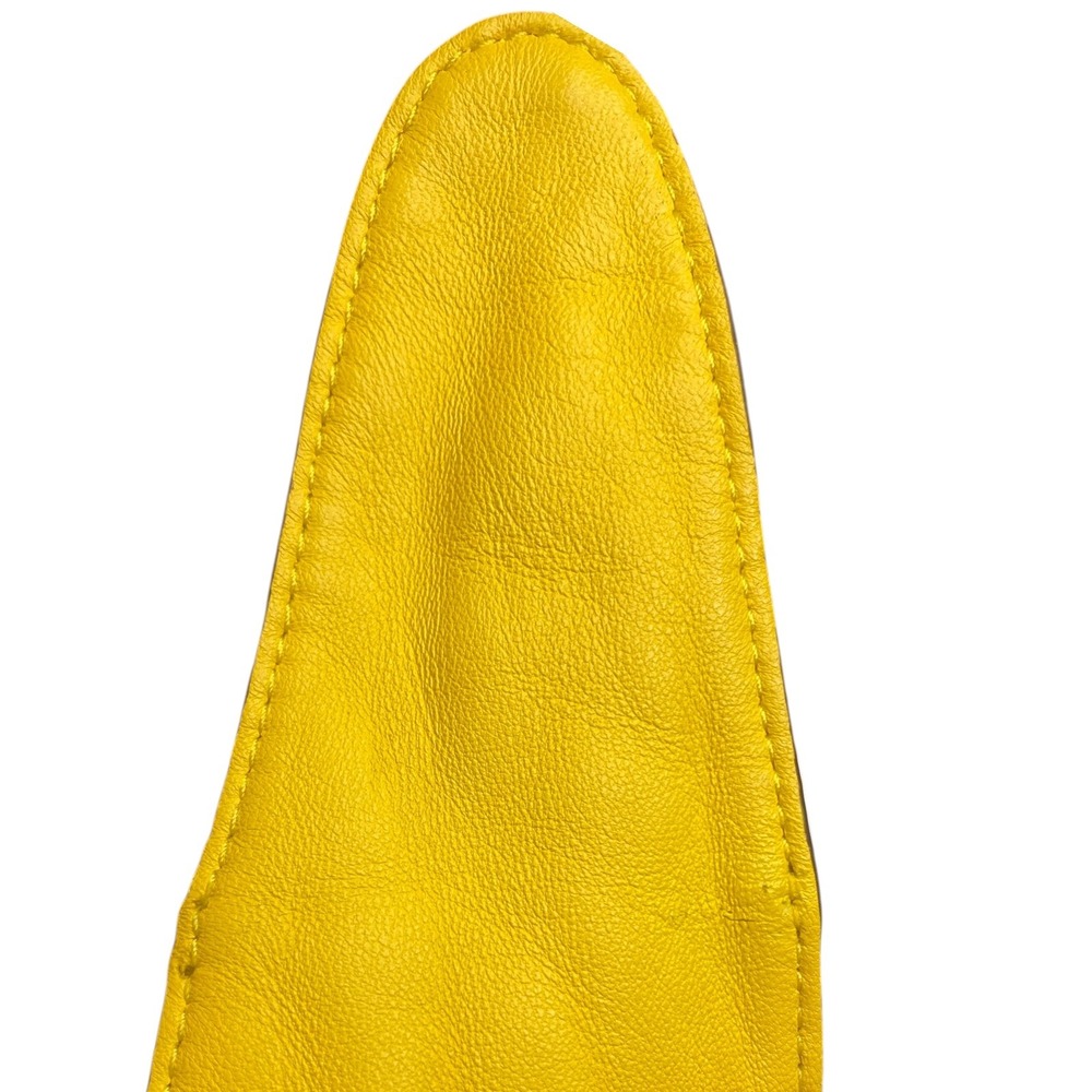 Tory Burch Zoe Tie Bag Floral Quilted Padded Hobo Shoulder Bag Yellow White - Picture 13 of 13